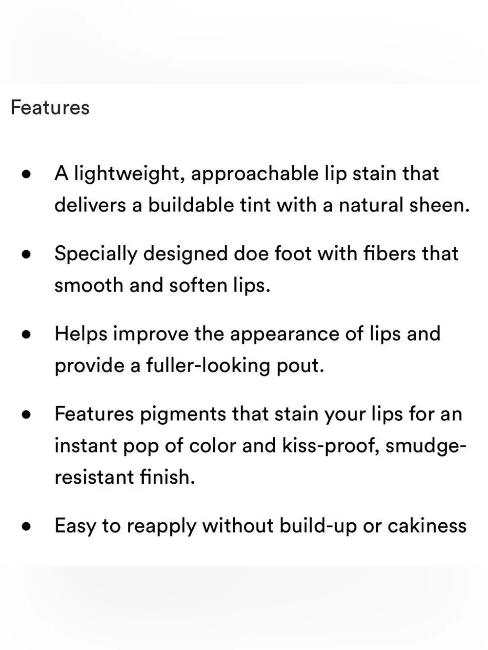 KYLIE COSMETICS Coconut Water Lip Stain Color Cherry Burst warm red